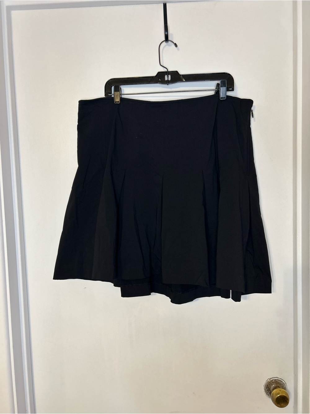 Torrid Black Skirt with Pleated Waist Panel